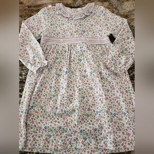 Floral Long Sleeve Kids Dress